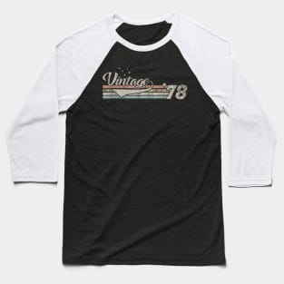 Vintage 1978 Design 42 Years Old 42nd birthday for Men Women Baseball T-Shirt